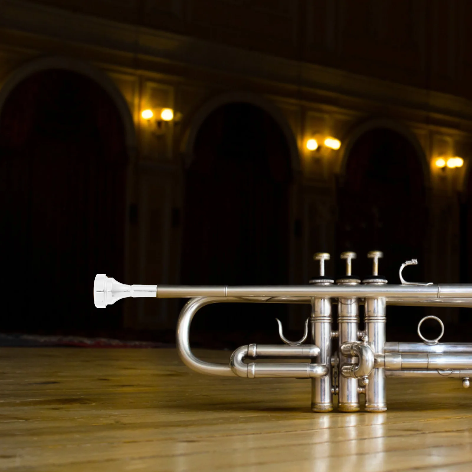 

Brass Cornet Mouthpiece Key Practice Performance Beginners Labor-Saving Connector Durable Control Shiny Easy Install