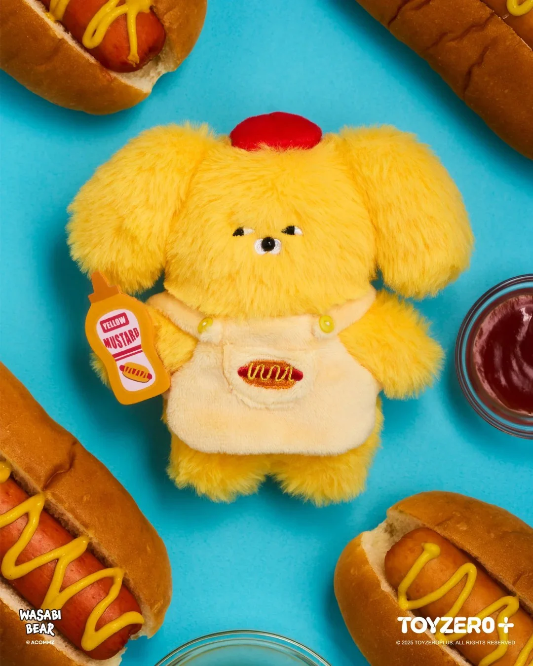 Wasabi الدب نكهة الانصهار زجاجة صلصة صغيرة المفاتيح Kawaii حار الراتنج سحر تحصيل حقيبة ملحق العصرية صندوق أعمى هدية #5