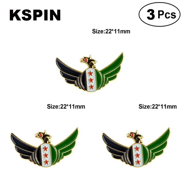 Syria eagle Lapel Pin Brooches Pins Flag badge Brooch Badges