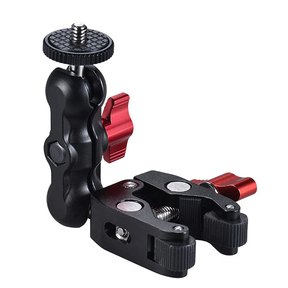 ذراع سحري عالمي من Probty مزود برأس كروي صغير ذراع سحري لملحقات كاميرا سوني/كانون/نيكون