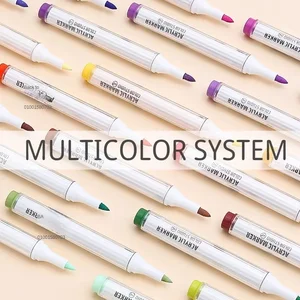 9/162 Farben Acryl Ink Art DIY Stift Malerei Malerei Kartenkarten Stein Becher Glas Stoff Kleidung Kunstbedarf 8 Hauptverkäufe transparenter Acryl -Becher - №7