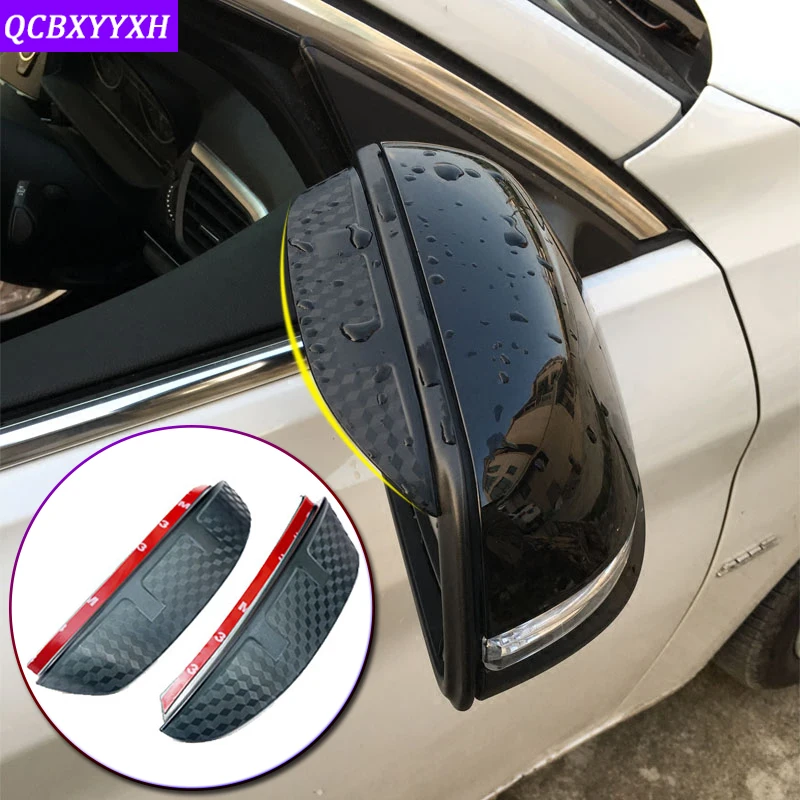 

For BMW 5Series X1 X2 X3 X4 X5 X6 X7 2010-2022 Carbon Fiber Pattern Car Rearview Mirror Eyebrow Rain Gear Shield Anti-rain Cover