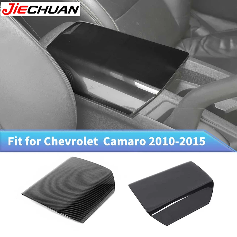 

JIECHUAN ABS автомобильный подлокотник, декоративная панель, защитный чехол, подходит для Chevy Camaro 2010-2015, аксессуары для автостайлинга интерьера