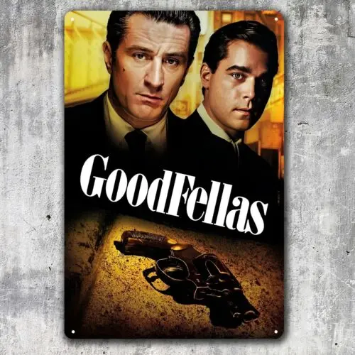 Goodfellas Movie Metal Poster - Collectable Tin Sign - 20x30cm