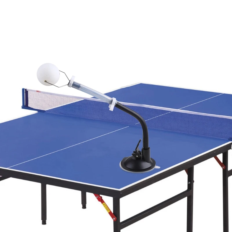 Upgraded Table Tennis Ball Stroking Trainning Machine Suction Type Flexible Table Tennis Trainer Robot Height 15cm