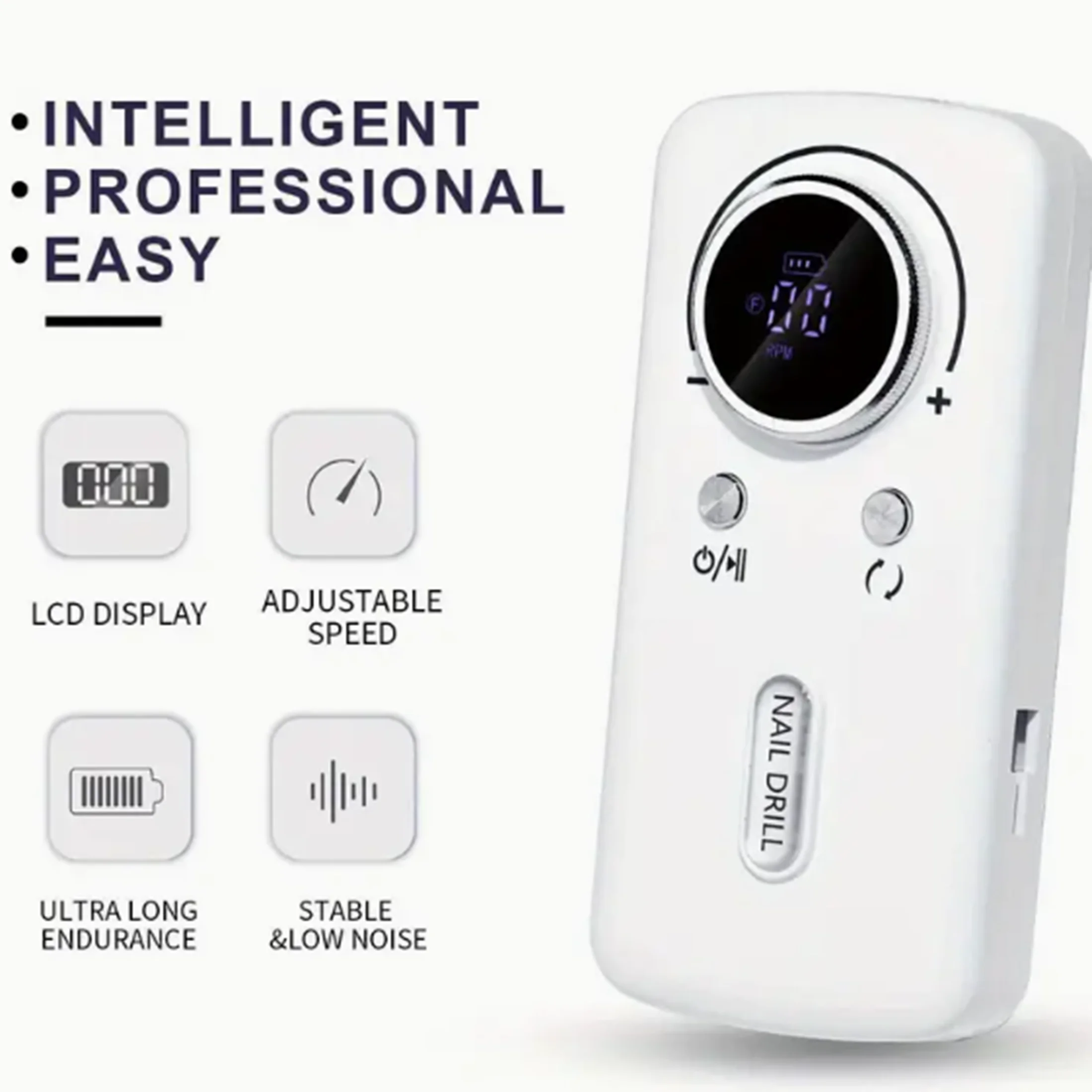 45000 RPM Nagelboormachines Machine Elektrische Boor Voor Nagelschuurmachine voor Gel Nagels Polijsten Voor Thuis Salongebruik