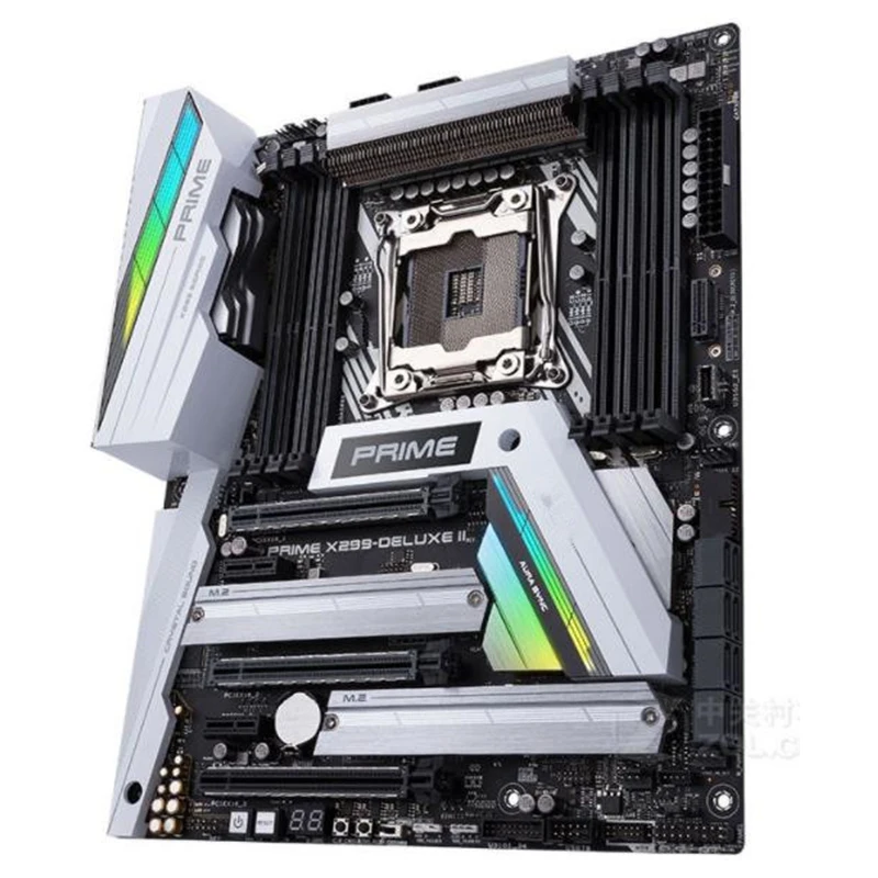 Placas-mãe Intel X299-DELUXE II, Overclocking Desktop Mainboard, SATA III USB 3.0, LGA 2066, DDR4 ATX, Intel X299