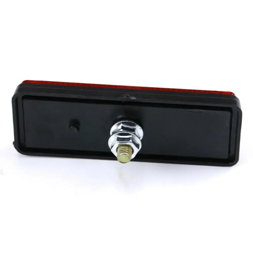 2PCS Red Rectangle Brake Reflector Caution Warning Plate for bicycle bike car scooter