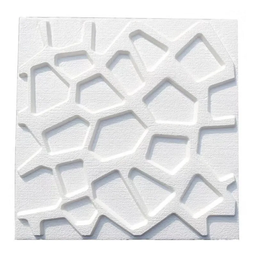 1pcs 35*35cm 3D Foam Ceiling Self-adhesive Waterproof Wall Stickers Anti-collision Peel and Stick Background Wallpaper