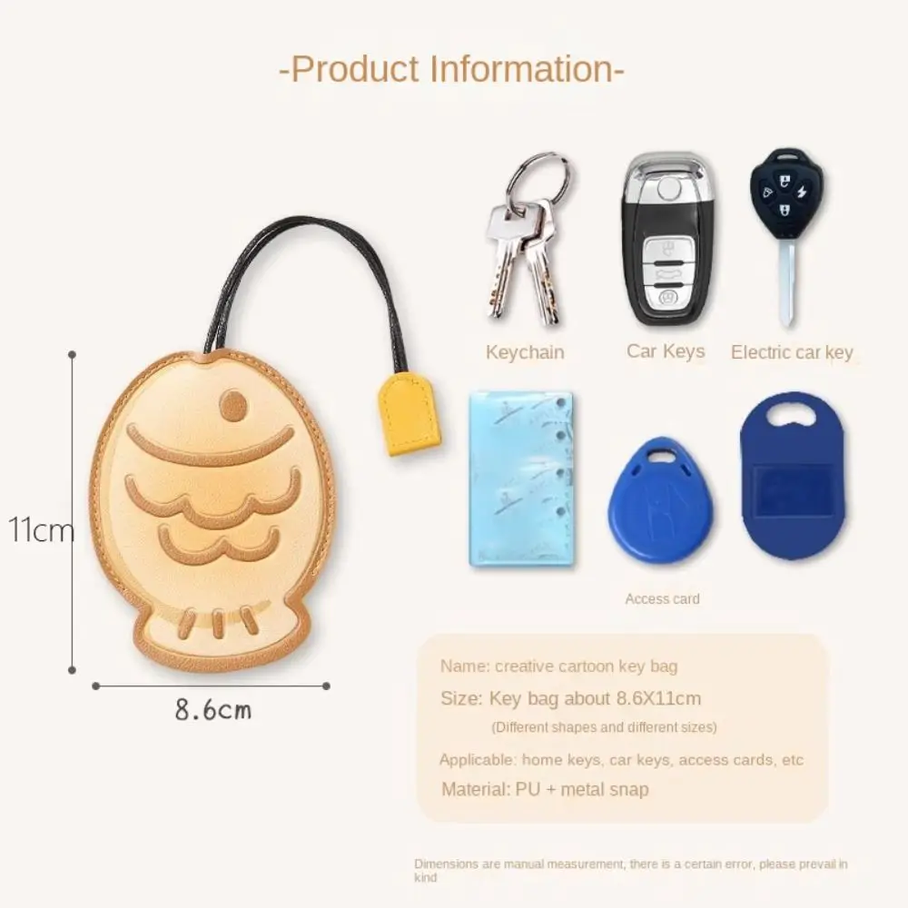 NEW PU Leather Key Bag Large Capacity Universal Pull-out Key Bag Multi-function Car Key Case Car view 5