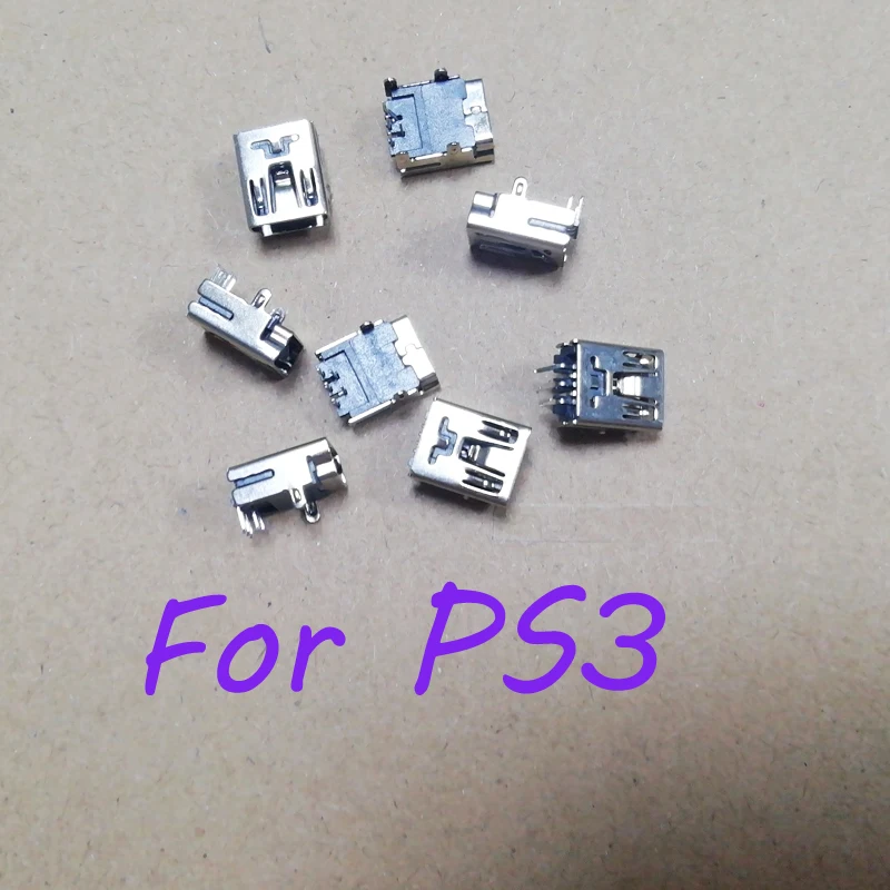 USB ชาร์จซ็อกเก็ตสําหรับ PS3 Mini USB ชาร์จพอร์ต Socket Power Charger Connector สําหรับ PS3 Controller