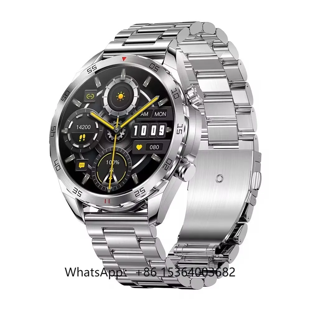 

TJXL-2024 Reloj Смарт-часы из нержавеющей стали NX16 для мужчин Спортивные BT Вызов ЭКГ Мониторинг Шагомер Смарт-часы