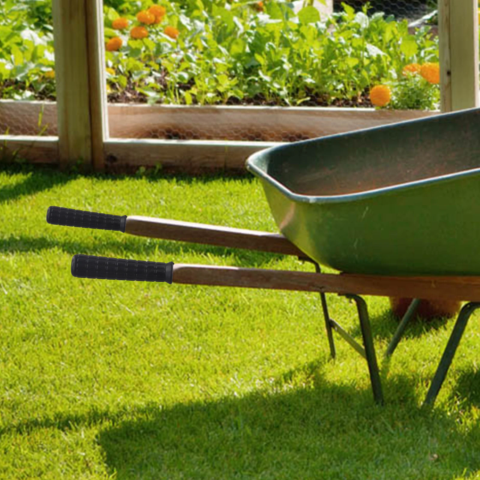 Easy Installation Wheelbarrow Handle Upgrade Secure Upgrade Rubber Replacement Maximize Efficiency Suitable For Heavy Loads