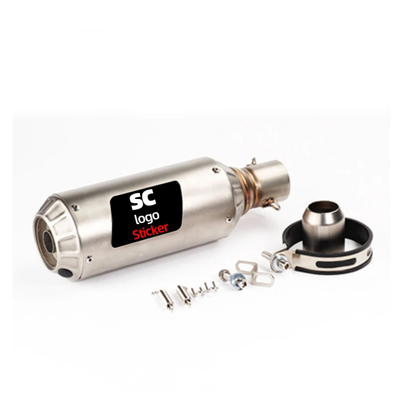 51 مللي متر العالمي sc دراجة نارية العادم الخمار الهروب ل NINJIA300 400 Z800 900 1000 R1R3R6R25 CBR500 1000 GSXR750 600 ZX6R ZX10R