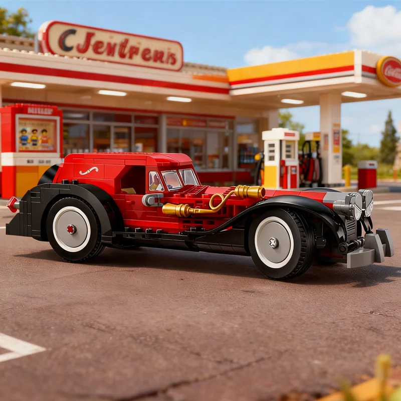 2025 جديد 43277 نموذج سيارة بنة نموذج مجموعة ، هدية عيد الميلاد وعيد ميلاد ، ألعاب تعليمية