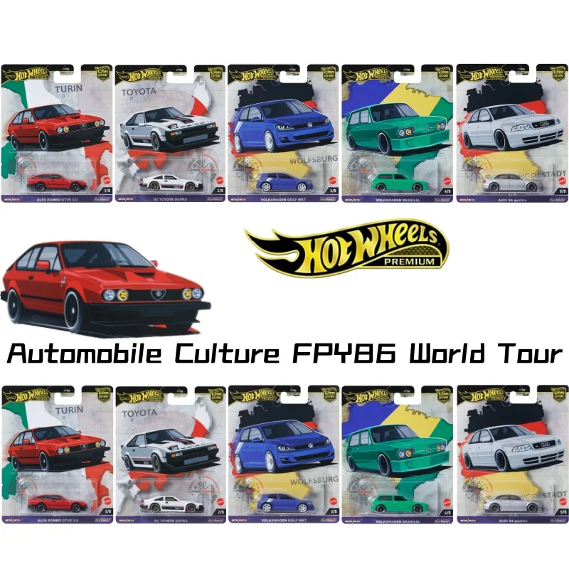 

В наличии Hot Wheels 2024, World Tour, модель автомобиля для гольфа из сплава, игрушка, коллекционная машина с радиоуправлением, резиновая усталочная игрушка