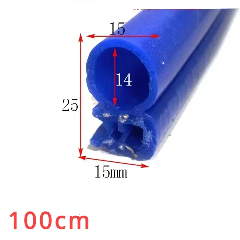 100cm Car Door Rubber Seal Strips Auto Double Sealing Stickers Trunk Sound Insulation Weatherstrip Interior Foam Mute Adhesive