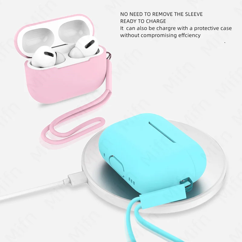 Vloeibare Siliconen Case Cover Voor Apple Airpods Pro 2 Oortelefoon Case Met Lanyard Anti-Verloren Coque Voor Air Pods pro 2 Beschermhoes