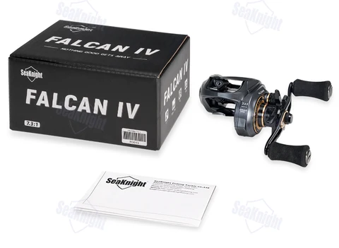 SeaKnight Marca FALCAN4 / IV Série Carretel de pesca de arremesso 7.3:1 8.1:1 Ultra-Linght 180g MAX Drag Power 15LB Carretel de fundição longa
