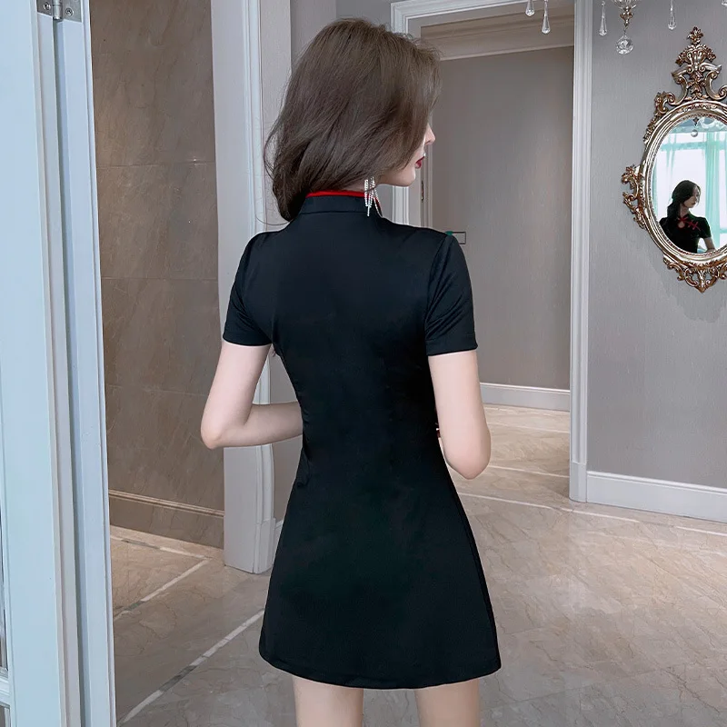 Traje de ropa de trabajo para mujer, traje de camarero de Hotel, salón de belleza, Spa, masaje, uñas, café, baño de pies Sexy, Sauna, técnico,