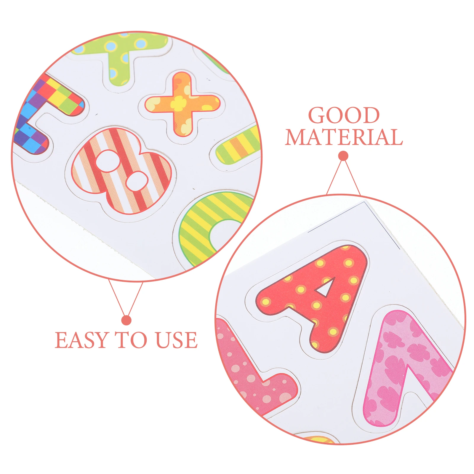 1 conjunto de letras do alfabeto magnético de madeira colorido abc aprendizagem pré-escolar ímãs de geladeira educação precoce conjunto de reconhecimento de letras