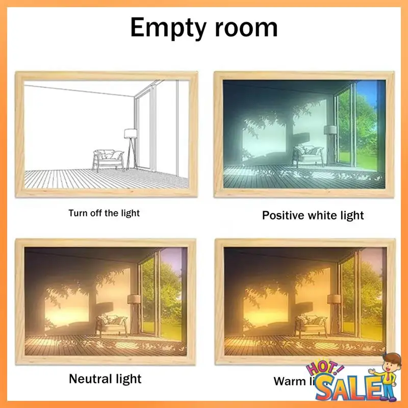 

AB68 Light Painting LED Night Light Bedside Lamp Atmosphere Table Lamp Wall Decor Bedroom Home Decoration Gift