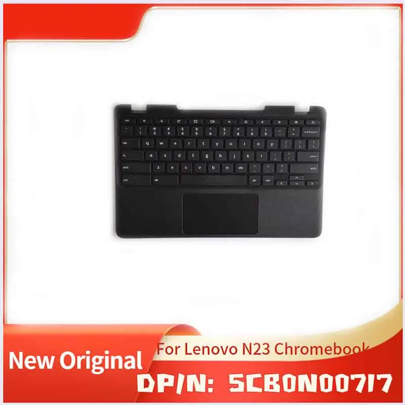 

5CB0N00717 Black Brand New Original Top Cover Upper Case for Lenovo Laptop N23 Chromebook With Keyboard Tochpad