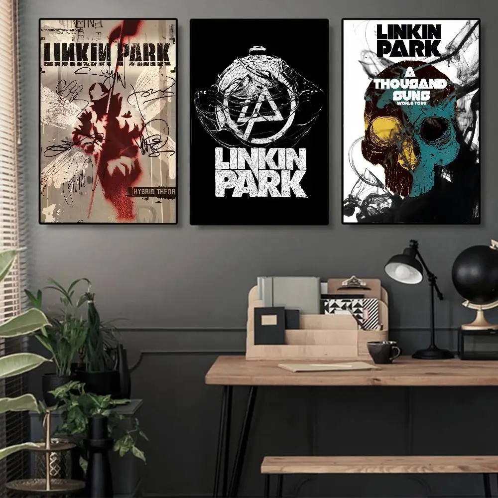 Band L-Linkin P-Park, impresiones y carteles de buena calidad, pegatina de papel impermeable, carteles para cafetería y Bar, pegatinas de pared