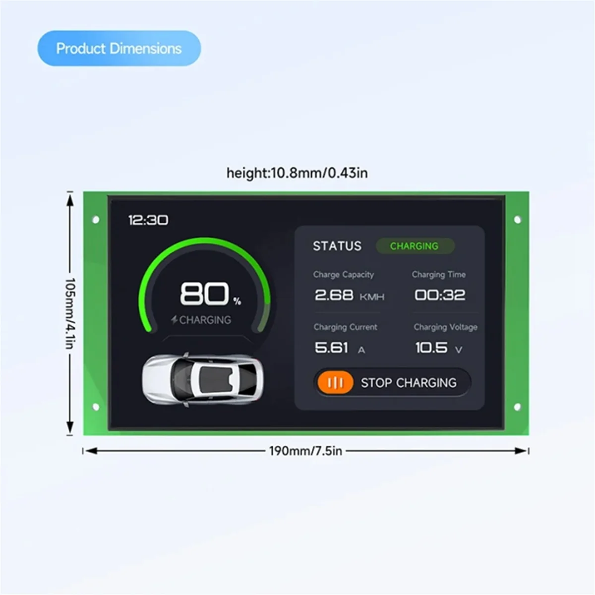 ABBH-ESP32 Development Boad 7 Inch Capacitive Touch 800x480 Display ESP32-S3R8 MCU Optional RS485 Audio for Smart
