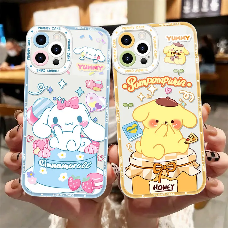 Sanrio Cinnamoroll Case For Samsung Galaxy A54 A34 A24 A14 A13 A53 A33 A73 A23 A05 A05S A72 A52 A52S A32 A22 A12 A31 A51 A71