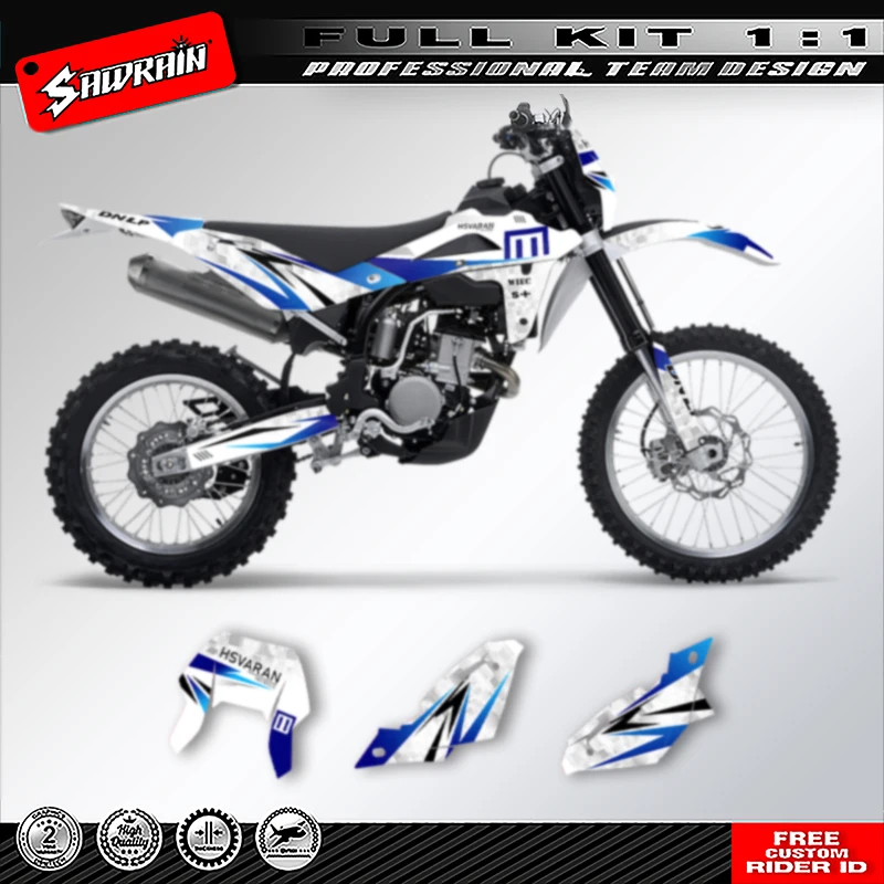 

Sawrain Motorcycle Graphics MX Sticker for HUSABERG TE250 2008 2009- 2013 012