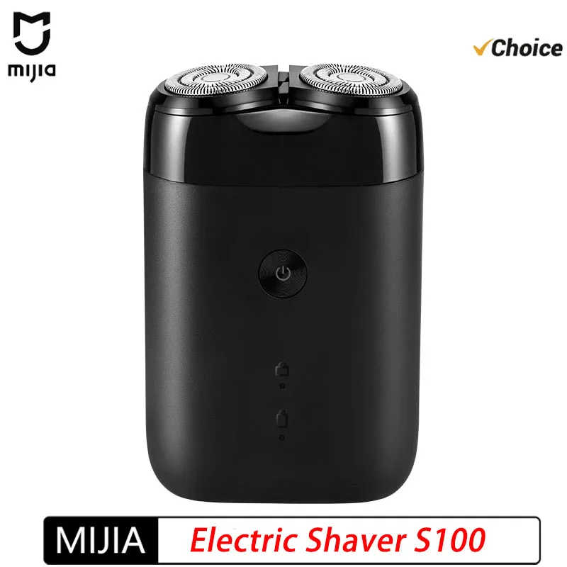 NEW  Mijia Electric Shaver S100 Twin Blade Dry Wet Razor Beard Trimmer Cutter TypeC Rechargeable Men Razors Machine Portable