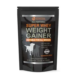 Weight Gainer Muscle joints For Dogs, Bully Breed, Whey Protein Powder Build Muscle, Improves Strength, Conditions Skin And Coat