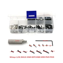 Boîte à outils à vis pour WLtoys, pièces de voiture RC, mise à niveau et modification, 1/28, 284131, K969, K979, K989, K30/10/2018, P929, P939