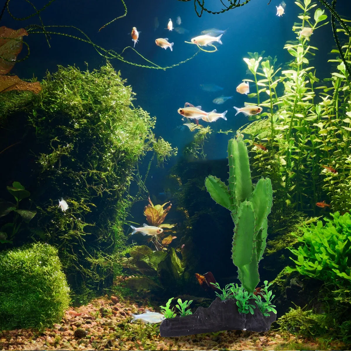 

Aquarium Plants Fish Tank Decoration Artificial Water Plant Bright Green Underwater Ornament For Aquarium Gravel Easy Install
