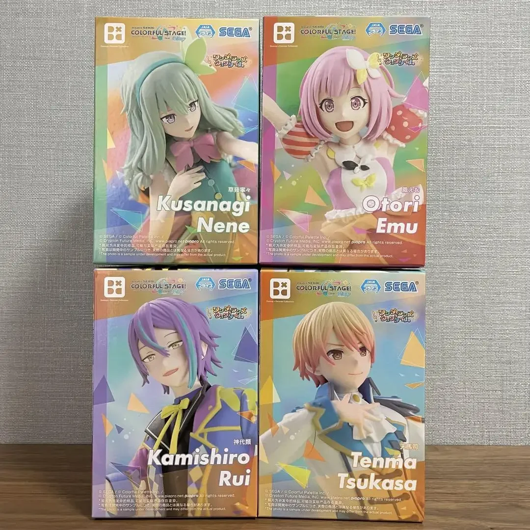 在庫あり-sega-デスクトップ×デコレートコレクション-初音ミク-神代るい-草薙寧々-豪鬼-エミュ-天馬つかさ-アニメ玩具