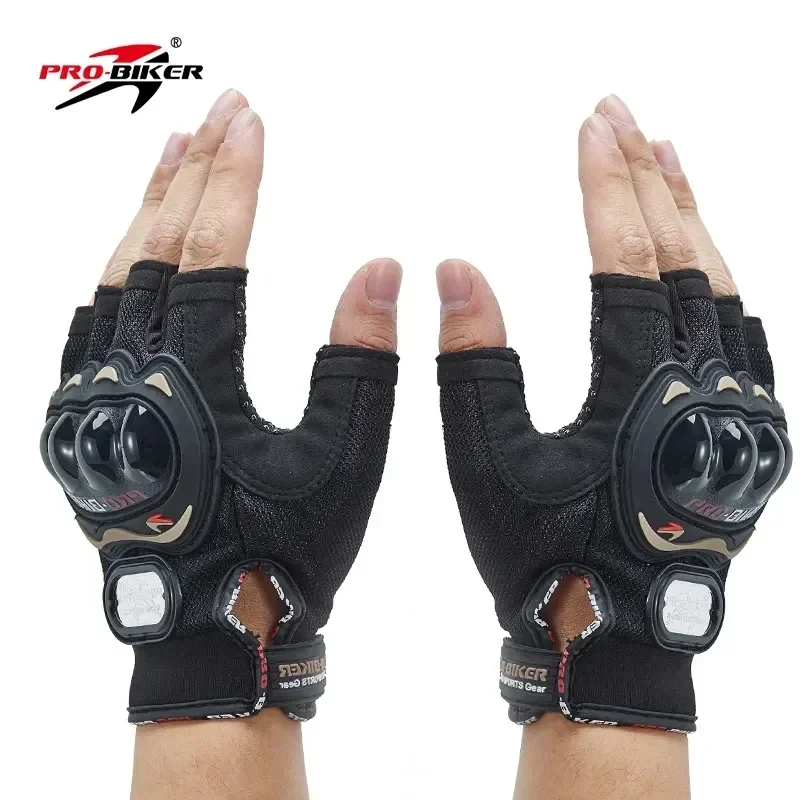 

PRO-BIKER Motorcycle Half Finger Gloves Mesh Breathable Anti Slip Off Road Racing Electric Bicycle Guantes Moto Motocross Gloves