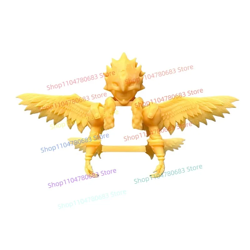 MOC Building Blocks Head Sculpture Wing Accessories Mini Action Figure Assembly Model Display Anime Cartoon Decorative Toy Gift