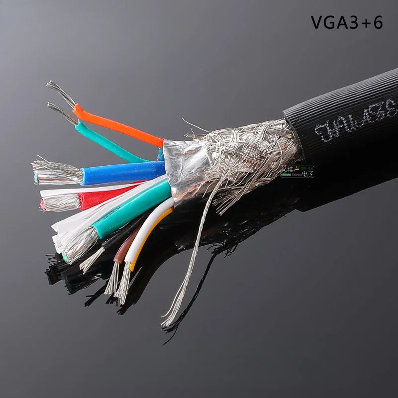 SYV50-5 12G-SDI BNC Coaxial Video Cable L-5.5CUHD Ultra High Definition Professional Broadcast Grade UHD Line OD 7.7mm