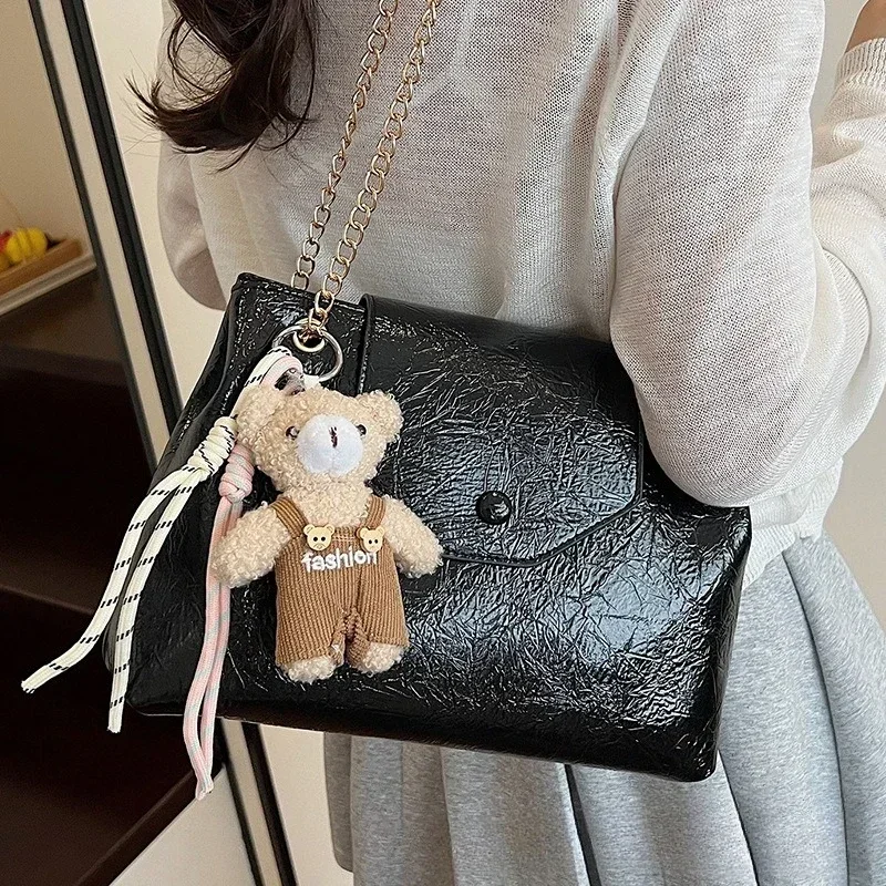 

2025 New! Premium Large Capacity Tote Bag, Chain Strap, Shoulder/Crossbody, Versatile for Work & Daily