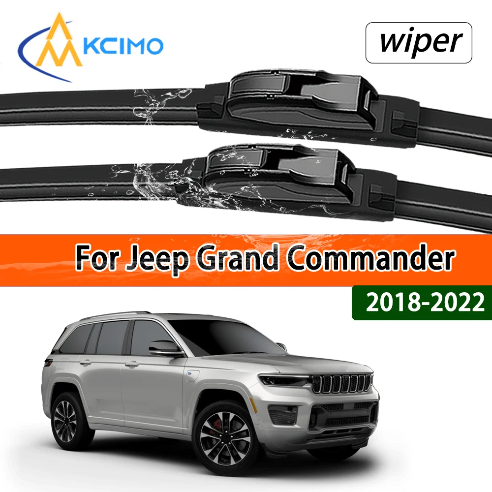 

For Jeep Grand Commander K8 2018-2022 Vehicle Models Compatible Stable Front Windshield Wipers Auto Window Replacement Parts