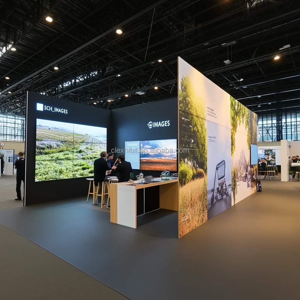 20x20 وحدات كشك المعرض تصميم مخصص الحدث دفعات المحمولة المعرض التجاري كشك عرض المعرض معرض الوقوف لأمريكا IMEX