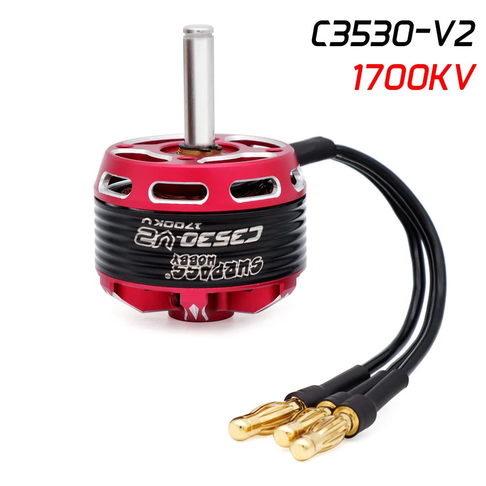 OVERTREFFEN HOBBY RC Borstelloze Motor Outrunner C28/C35/C42/C50 Serie Flier V2 14 Polen CNC voor Alle Vaste Vleugelvliegtuigen Model