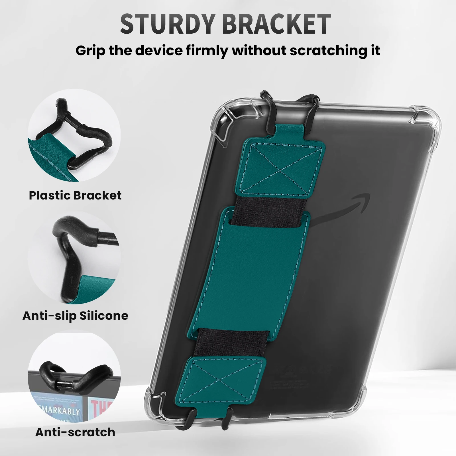 2 Pack Security Hand Strap for 6-8" Kindle eReaders Fire Tablet -Kindle/Kobo/Voyaga/Lenovo/Sony E-Book Tablet