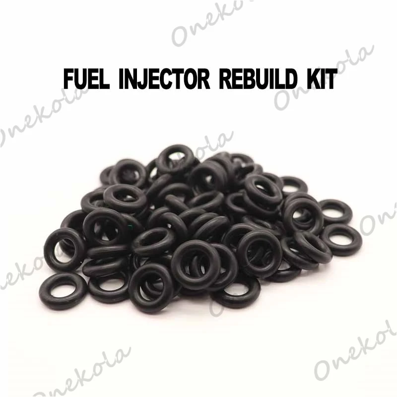 100pieces sealing ring rubber orings 7.52*3.53*14.58mm for fuel injector repair kits For Audi BMW Ford Bosch fuel injector