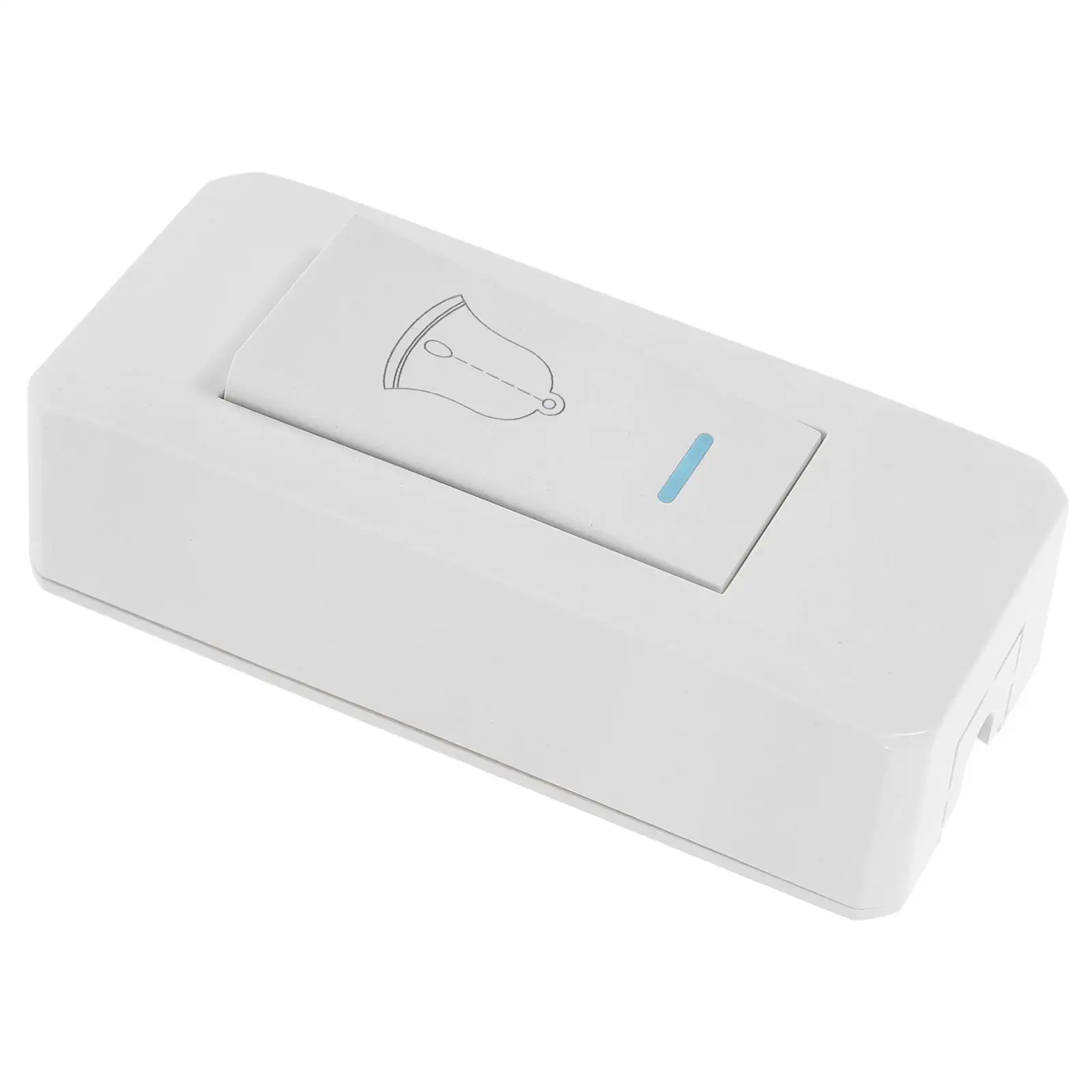 High Power Doorbell Switch Surface Mount Access Control Button Cabinet Door Light Bedside Wardrobe Space Saving Wired Chime