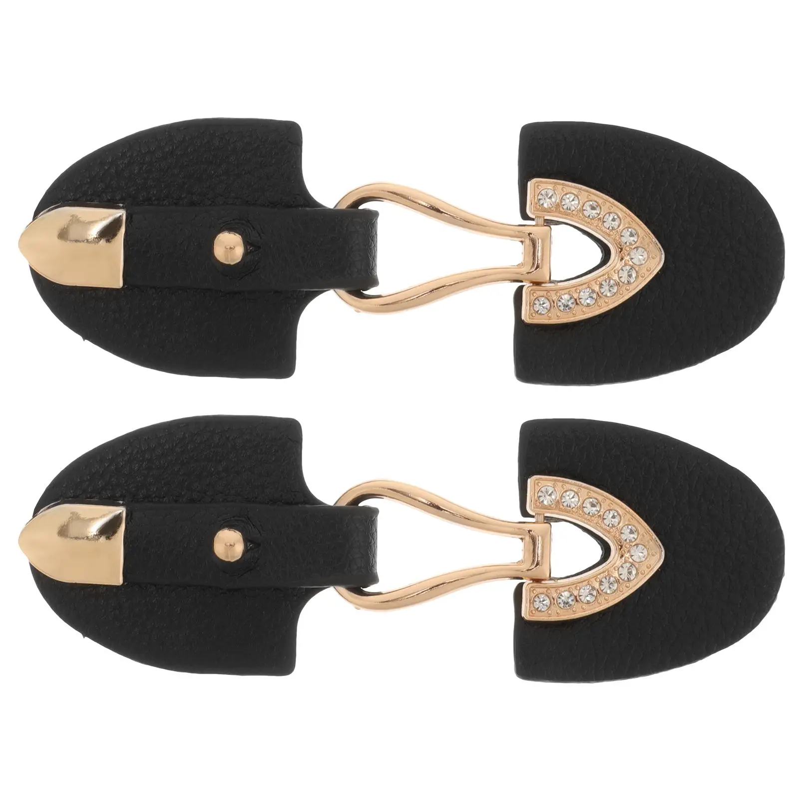 Fivela de alternância de metal preto para jaquetas, fechos de fechamento diy, rebites de vestuário, botões de cintura da moda, fechos de cinto de vestido