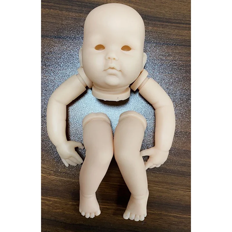 10Inch Mina Mini Reborn Doll Kit Onvoltooide Ongeverfde Pop Onderdelen Bevatten Lichaam en Ogen Geef je Kind Verjaardag Kerstcadeau