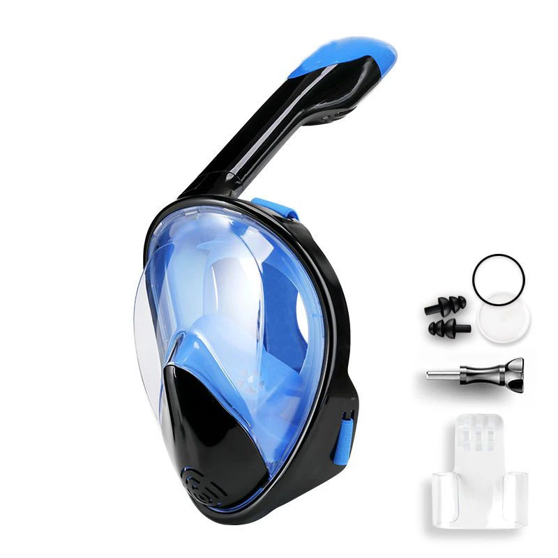 

180 Degree Panoramic View Waterproof Underwater Scuba Full Face Snorkel Diving Mask Anti-fog Snorkeling Mask