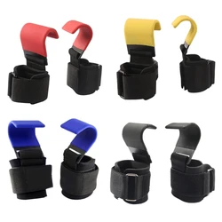 Weight Lifting Hooks Hand Grip Support Wrist Straps Heavy-Duty Wrist Wrap Power Weight Lifting Training Gym Grips Strap